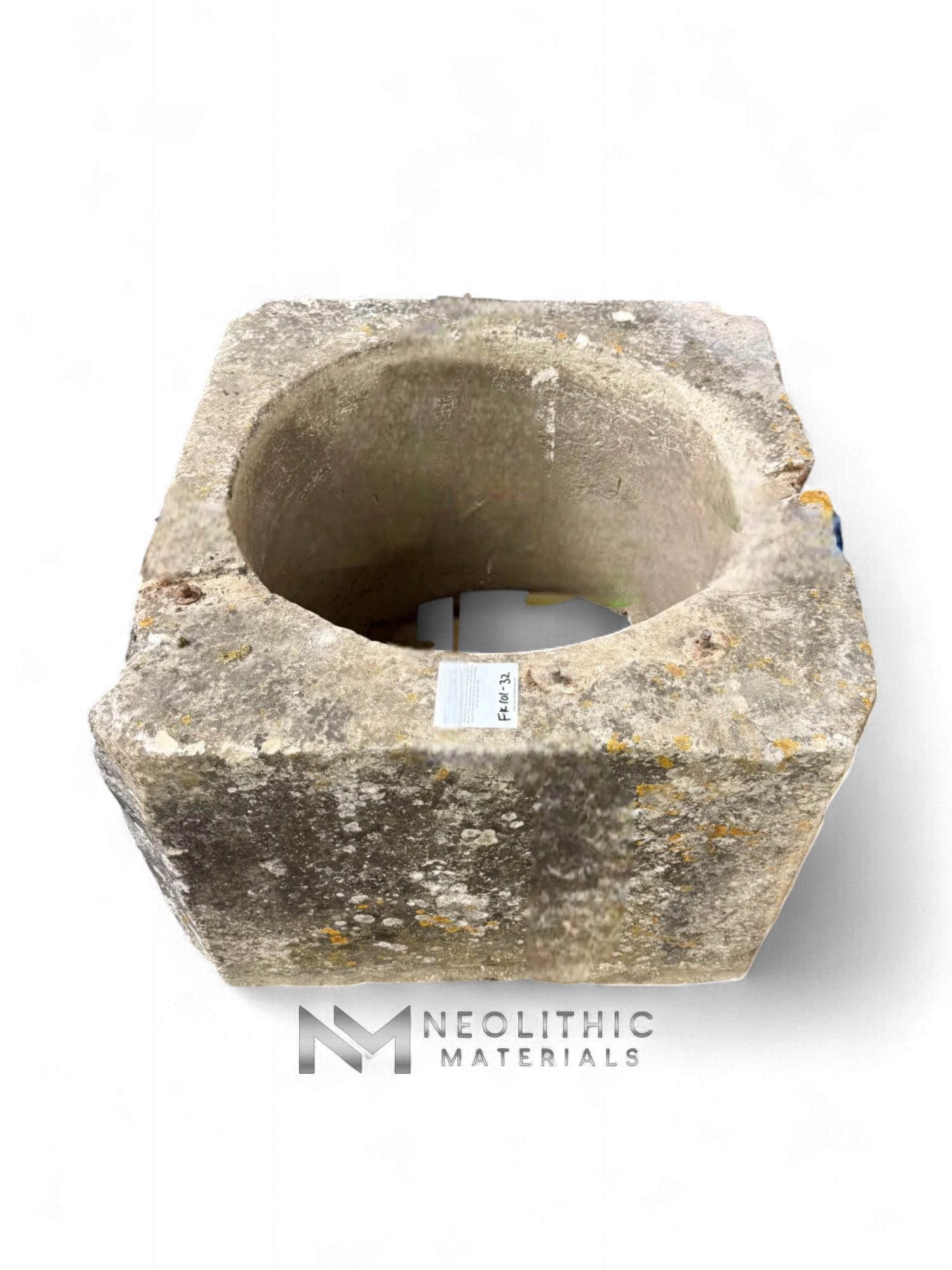 French Antique 19th Century Limestone Well Head - Image 3